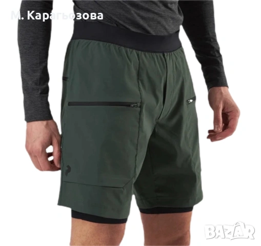 (М) Peak Performance (2 in 1) Track Shorts