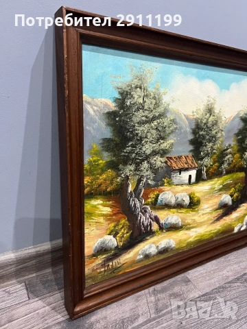 Маслена картина – пейзаж от Майорка, снимка 3 - Картини - 54269404