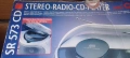 радио приемник със CD player и вградени говорители със кашона, снимка 4