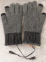 USB Отопляеми плетени ръкавици - Сиви, снимка 3