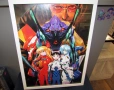 Аниме картина Neon Genesis Evangelion поодходяща за подарък anime manga , снимка 3