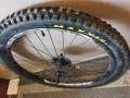 Цяла капла с гума MAXXIS MINION DHR II 26 x 2.50 (като нова ) с диск и касета, снимка 1