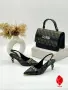 Guess Нови Дамски Обувки на Ток и Чанта Различни Цветове Гучи , снимка 2