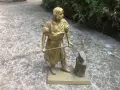 стара бронзова пластика /фигура/ КОВАЧ, снимка 1