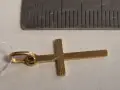 Златна висулка Кръст 0,60гр., снимка 2