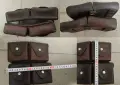 Чифт стари военни кожени паласки за патрони - ВСВ маркировки, снимка 7
