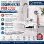 Проточен бойлер StormHeater Pro 3000W с душ и цифров дисплей | Топла вода за секунди, снимка 2