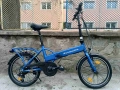 нов 20 цола електрически алуминиев велосипед с 7 скорости усилени капли чисто нов , снимка 1