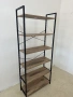 Библиотека VASAGLE с 6 рафта, Етажерка за книги, 30 x 80 x 186 см, снимка 6