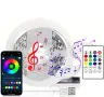 5м LED Лента RGB-IC, Bluetooth, Цветомузика, Микрофон, App, Дистанционно, снимка 1