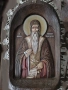 Голяма икона дърворезба на Св.Иван Рилски Чудотворец 37/23, снимка 3