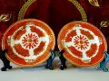 Китайска порцеланова чиния Qianlong Nian Zhi,злато. , снимка 6