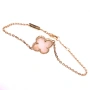 Златна дамска гривна Van Cleef 3,86гр. 17,5см. 14кр. проба:585 модел:37812-1, снимка 2