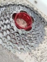 Венец касета 9 скорости за велосипед колело sram pg 990 и нейната верига свалени от 26 цола , снимка 2