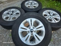 Лети джанти 16ки 5х114.3 Kia + летни гуми 215/70/16 Hankook, снимка 1