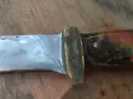 Стар голям Соц. български нож - рибарски, снимка 4