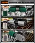 SAKER Electric Grill Brush HK05E-B – безжична почистваща четка за скара с LED фенер и 3 глави, снимка 6