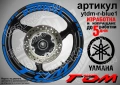 Yamaha TDM кантове + надписи за джанти, снимка 3