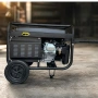 Мощен бензинов генератор 7.5 kW (13 к.с.) с дистанционно управление и колела, снимка 2