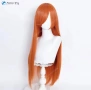 Оранжева 80см перука Orihime Inoue, снимка 2