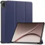 За OPPO Pad 5 Pro / OnePlus Pad 4 Тънък Кожен Калъф Tri-Fold Стойка със Скрийн Протектор – 6 цвята, снимка 3