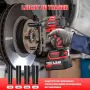 SEYVUM акумулаторен ударен гайковерт 400 Nm, 21V, снимка 5