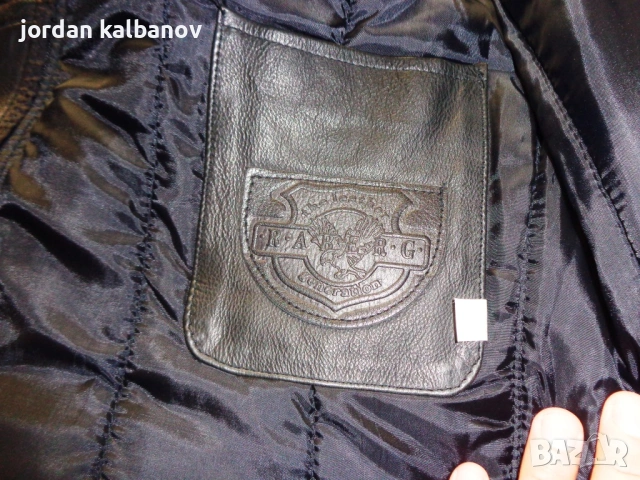 Мото кожена шуба моторджийска естествена кожа Raberg само за 50Eur., снимка 4 - Аксесоари и консумативи - 55083132