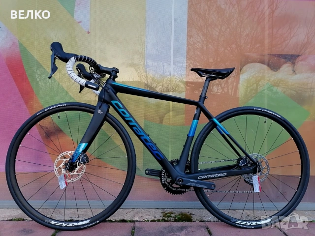 Шосеен велосипед Corratec Team - 2x11 * 48 см * Карбон * Shimano Ultegra * Ново