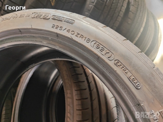 2бр. летни гуми 225/40/18 Michelin, снимка 4 - Гуми и джанти - 54481179