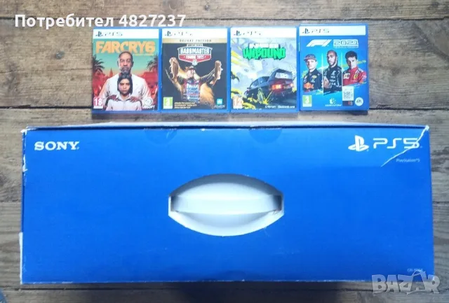 playstation 5 с игри и контролер , снимка 2 - PlayStation конзоли - 55545759