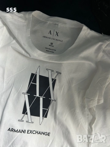 Дамски тениски Armani Exchange, S и М размери, снимка 12 - Тениски - 54766007
