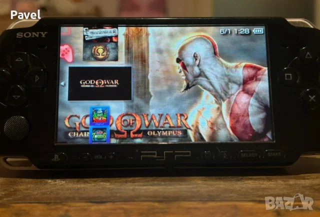 SONY PSP ПСП 3004 + 64GB + 230 игри Продава ce Sony PSP 3004 Black, снимка 3 - PlayStation конзоли - 55545102