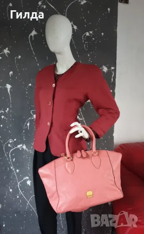 MCM оригинална чанта естествена кожа, снимка 13 - Чанти - 55625650