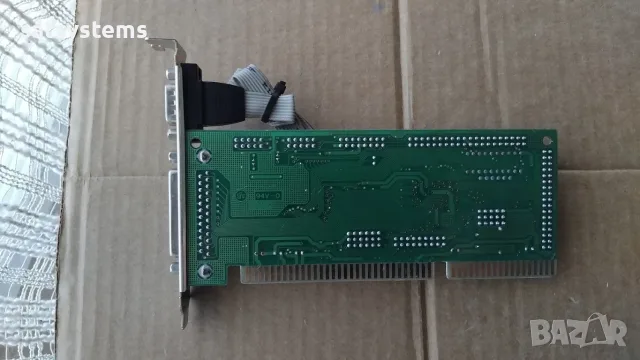 LONGSHINE LCS-6624G REV.W5 16-bit ISA Multi Controller IDE FLOPPY GAME COM Print Card, снимка 10 - Други - 55361742