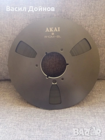 Магнетофонна ролка с лента AKAI R10M-BL, снимка 2 - Други - 55100299