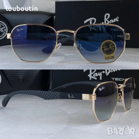 Ray Ban Ferrari 2 цвята мъжки слънчеви очила минерално стъклоло дамски унисекс, снимка 2 - Слънчеви и диоптрични очила - 55148894