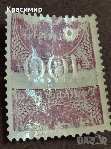 100 Mark DEUTSCHES REICH , снимка 9 - Филателия - 54681075