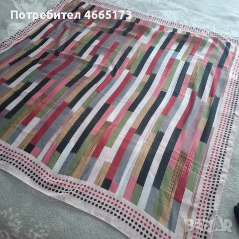 Памучни Шалове/Кърпи за глава , снимка 2 - Шалове - 55401497