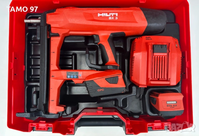Hilti BX 3-L (02) - Уред за директен монтаж с bluetooth 2x22V 5.2Ah, снимка 2 - Други инструменти - 54479638