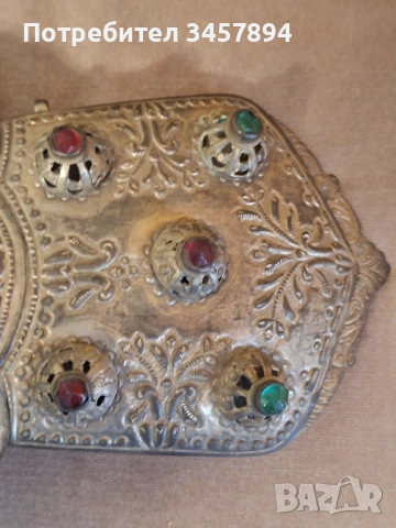 Големи Възрожденски пафти с камъни, снимка 5 - Антикварни и старинни предмети - 54146828