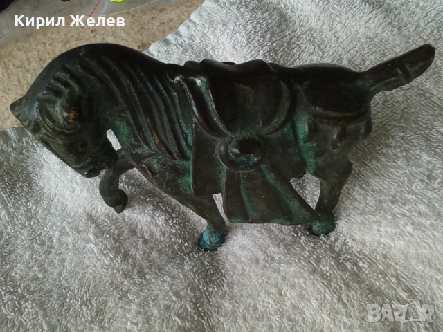 Бронзова статуетка на 🐎 кон 44438, снимка 11 - Колекции - 54491207