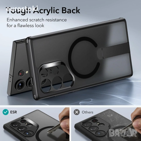 ESR Flickstand Boost HaloLock MagSafe Case - хибриден кейс с висока степен на защита с MagSafe , снимка 6 - Калъфи, кейсове - 54491563