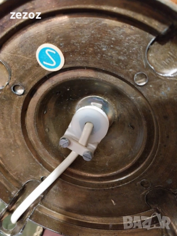 Настолна лампа-месинг и порцелан, снимка 9 - Настолни лампи - 53962560