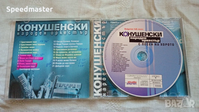 Конушенски народен оркестър - С песен на хорото , снимка 2 - CD дискове - 54661594