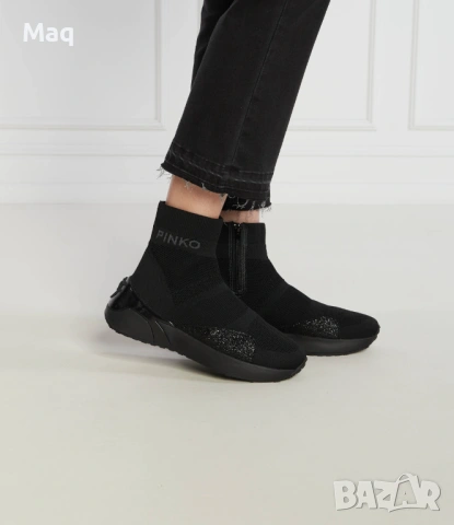 Маратонки PINKO"STOCKTON KNIT"с добавка кожа