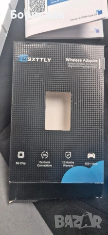 Безжичен CarPlay /Android Auto, снимка 2 - Аксесоари и консумативи - 54370764