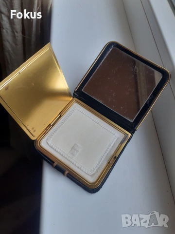 Стара немска пудриера с цилиндър за червило - винтич, снимка 3 - Антикварни и старинни предмети - 53964886