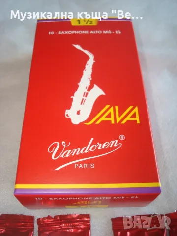 Платък за алт саксофон Vandoren, Размер 1.5, снимка 3 - Духови инструменти - 55464122