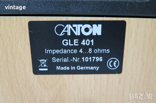 Canton GLE 401 Loudspeaker System, снимка 9 - Тонколони - 55151846