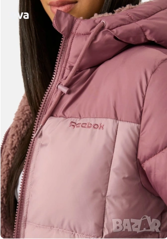 Двулицево зимно яке с пух Reebok, размер Л, снимка 3 - Якета - 55205953